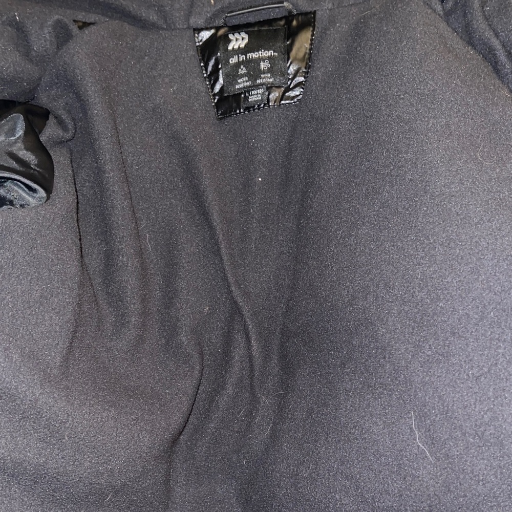KIDS All in Motion Shiny Black Kids Puffer Jacket Size large GIRLS 11/12 - Picture 9 of 15